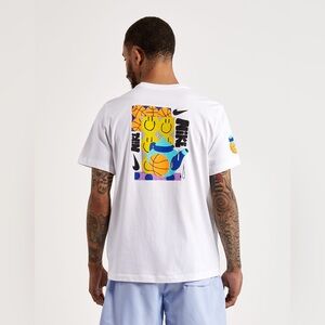 NIKE AIR David Bruce Smiley T Shirt Men’s Basketball‎ Smiley Face | Small